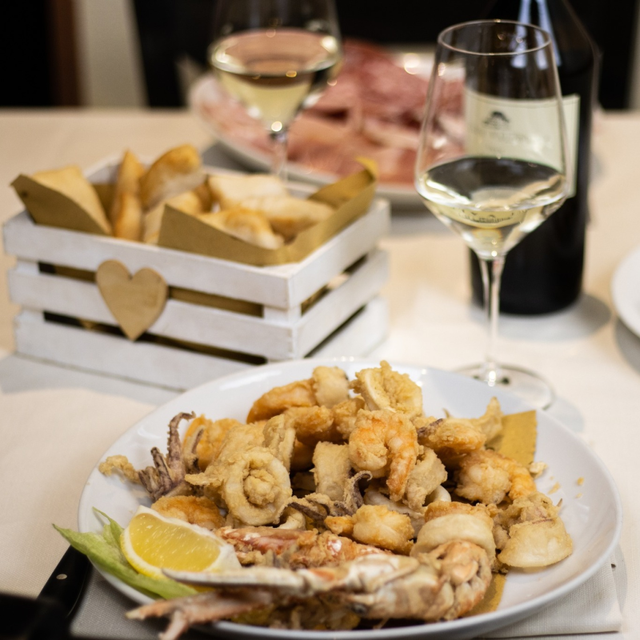 Frittura di pesce fresco da Il Ciclone